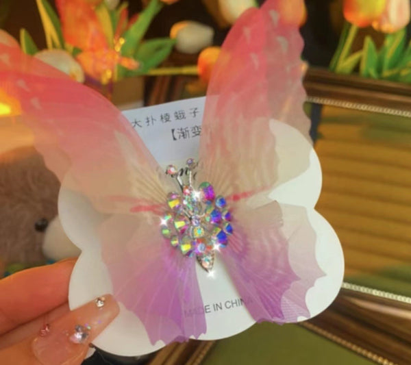 Tulle Butterfly Hair Clip