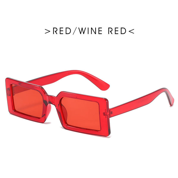 Candy Color Square Frame Sunglasses