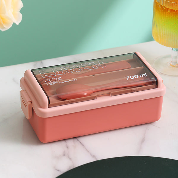 Microwavable Bento Lunch Container with Compartments