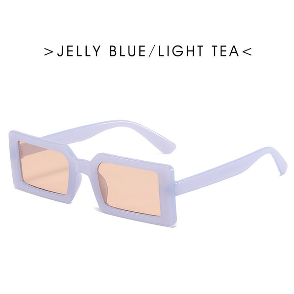 Candy Color Square Frame Sunglasses