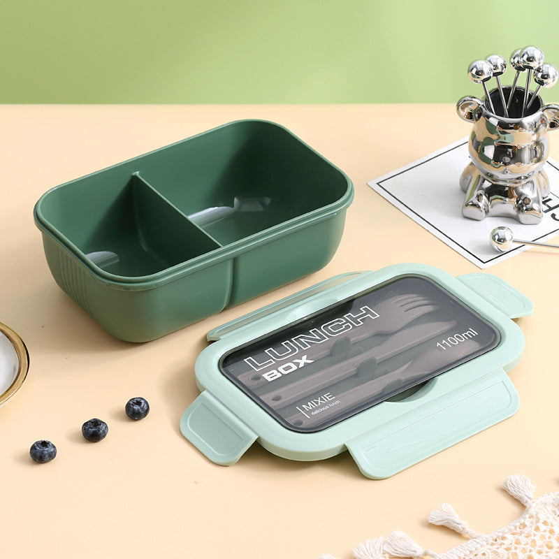 Microwavable Lunch Container with Compartments