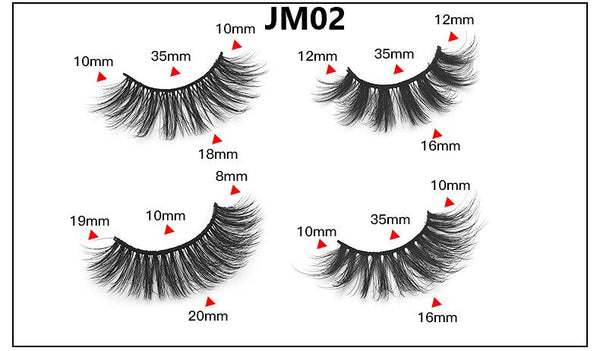 20 Pairs 8D Mink Eyelashes