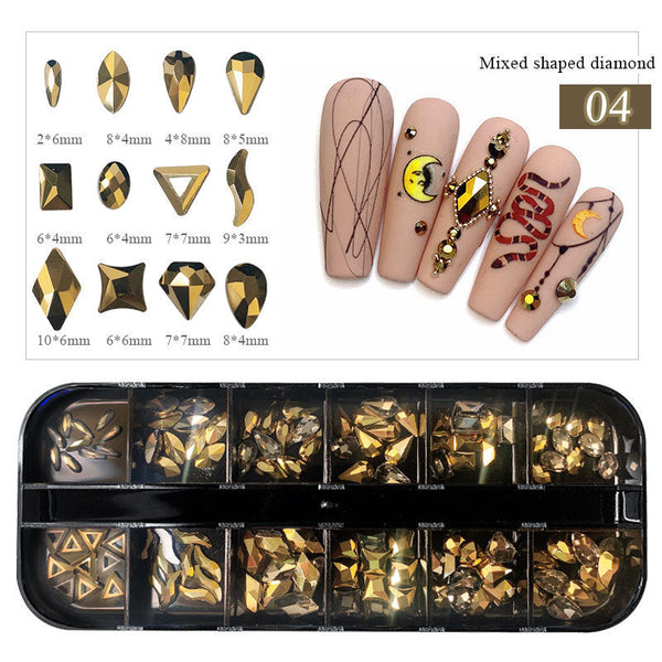 Exclusive Nail Art flat-bottomed Diamond