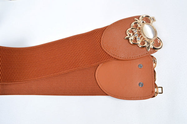 Elastic Wide Girdle Fashion Belts