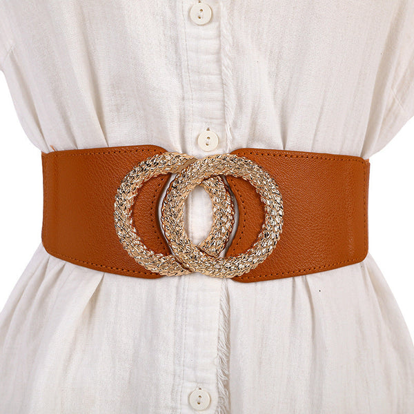 Elastic Wide Girdle Fashion Belts