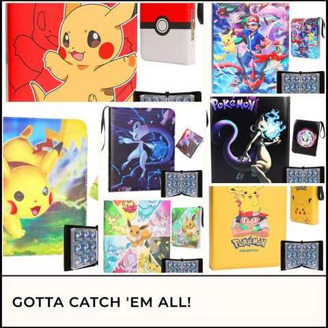 400 Slots Pokémon Binders