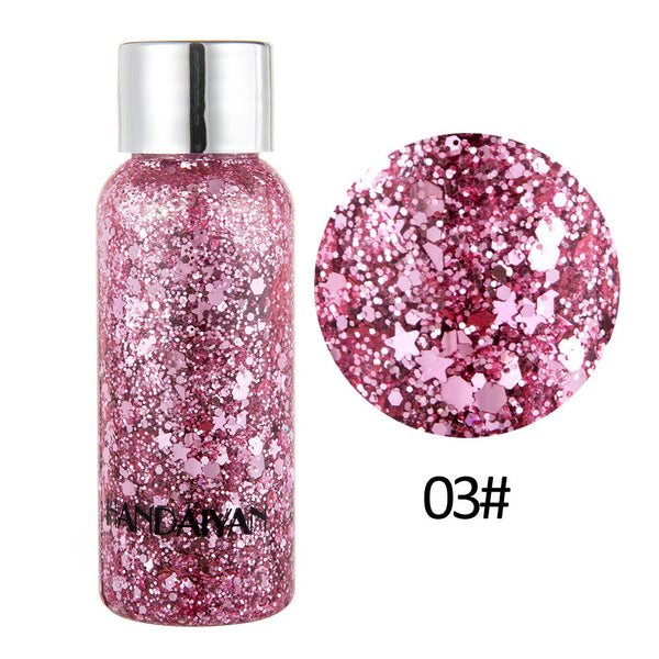 Face and Body Glitter Gel