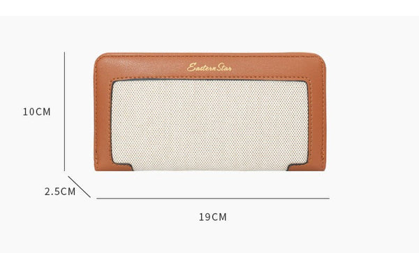 Canvas Wristlet Wallet