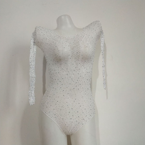 Free size Diamante Bodysuit