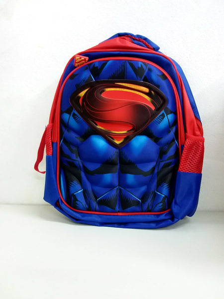 3D Super Hero Cartoon Character Backpack