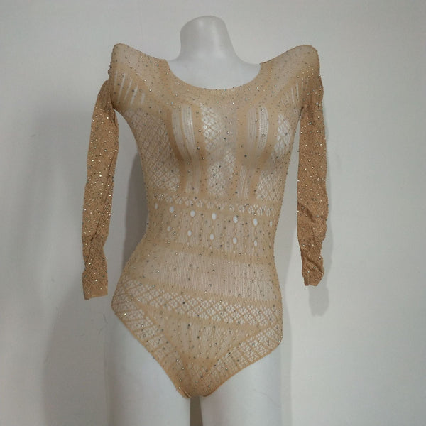 Free size Diamante Bodysuit