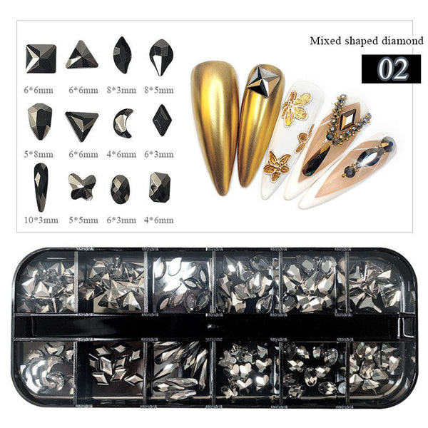 Exclusive Nail Art flat-bottomed Diamond