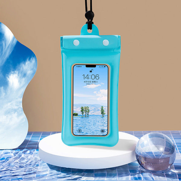 3 Layered Inflatable Waterproof Phone Pouch