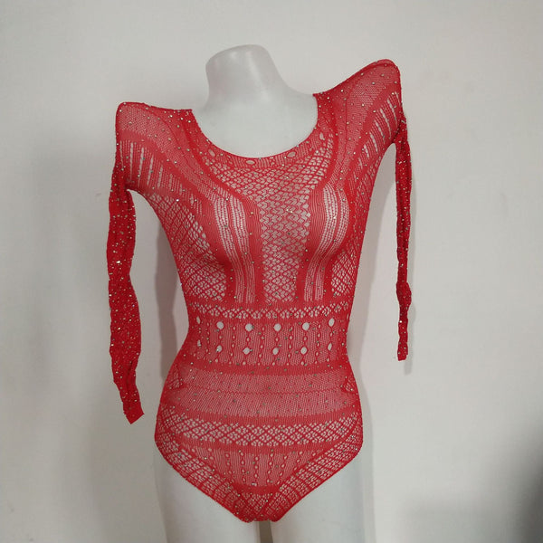 Free size Diamante Bodysuit