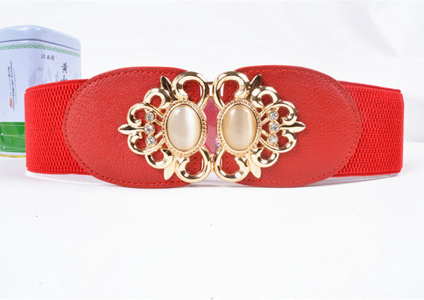 Elastic Wide Girdle Fashion Belts