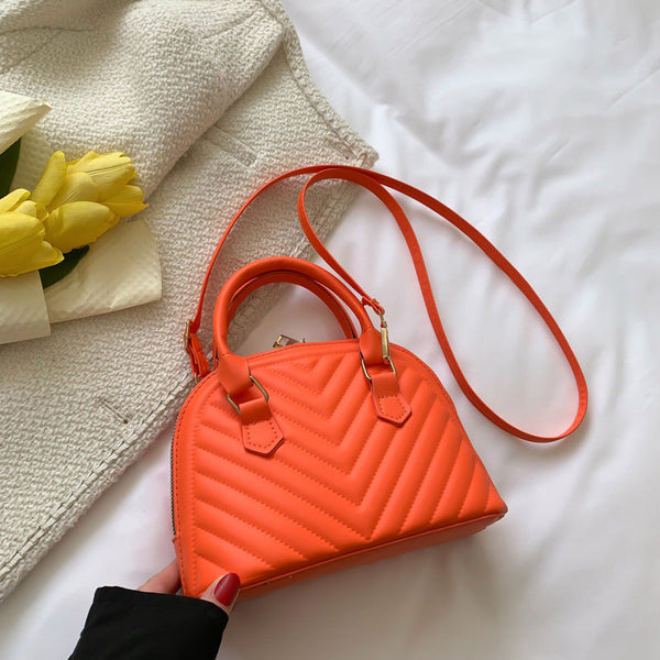 Bright Quilted Satchel Sidebag