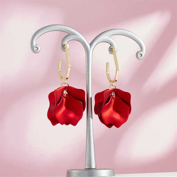 Acrylic Petals Earrings