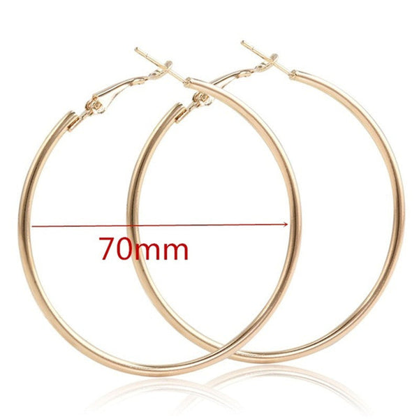 70mm Hoop Earrings