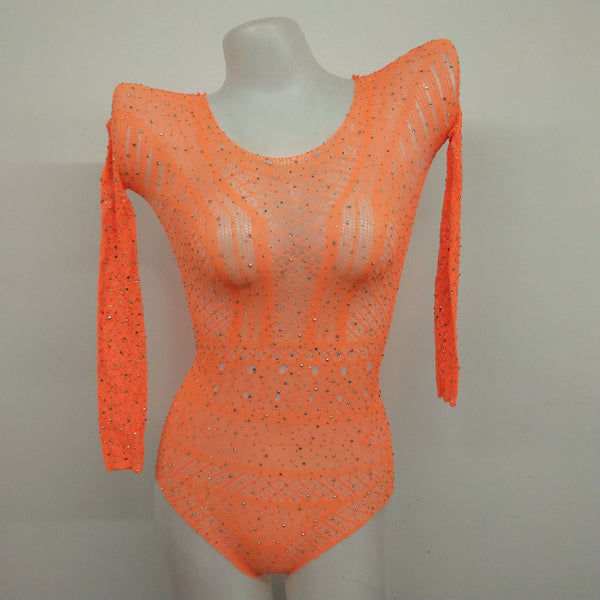 Free size Diamante Bodysuit