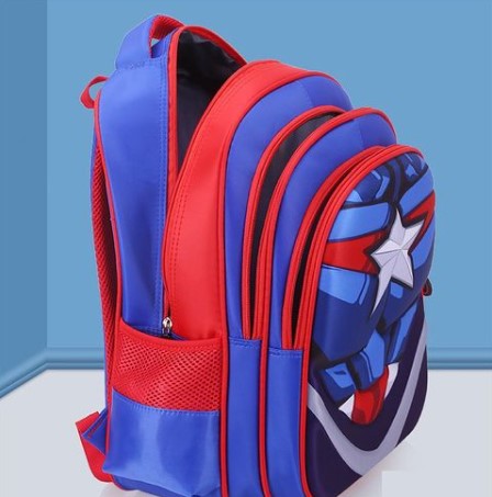 3D Super Hero Cartoon Character Backpack