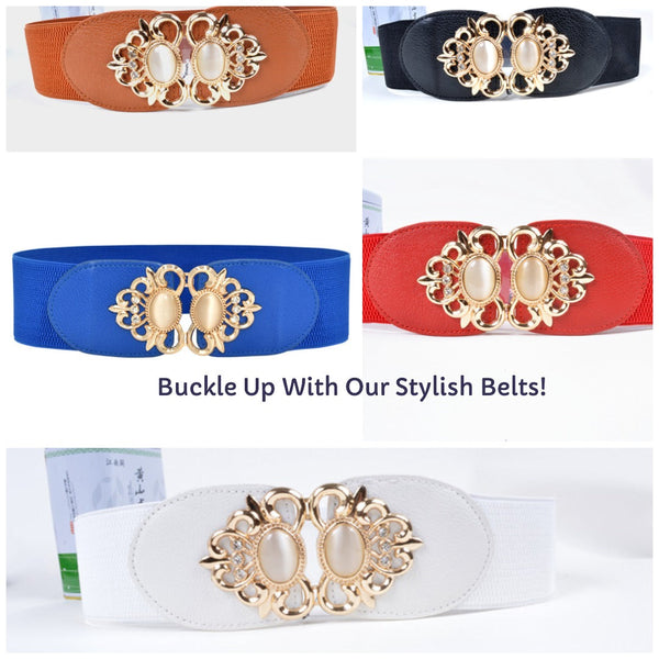 Elastic Wide Girdle Fashion Belts