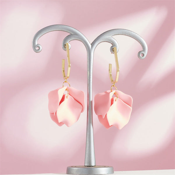 Acrylic Petals Earrings