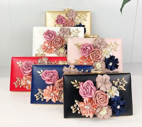 Flower Banquet Clutch