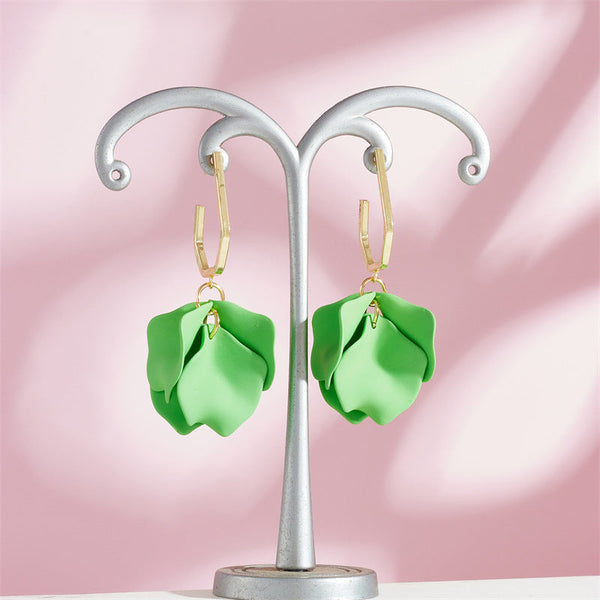 Acrylic Petals Earrings