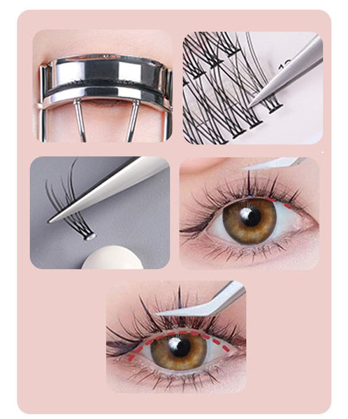 3 Rows Individual Eyelash Extensions