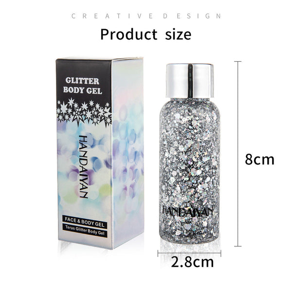 Face and Body Glitter Gel