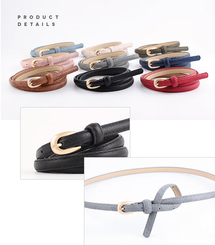 Ladies Casual Thin Belt