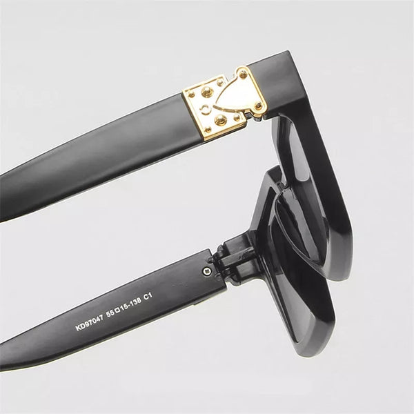 Oversized Mirror Square Sunglasses