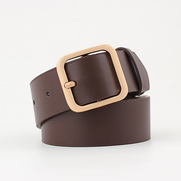 Ladies Square Buckle Belt