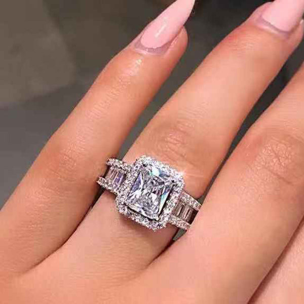 Square Diamond Ring