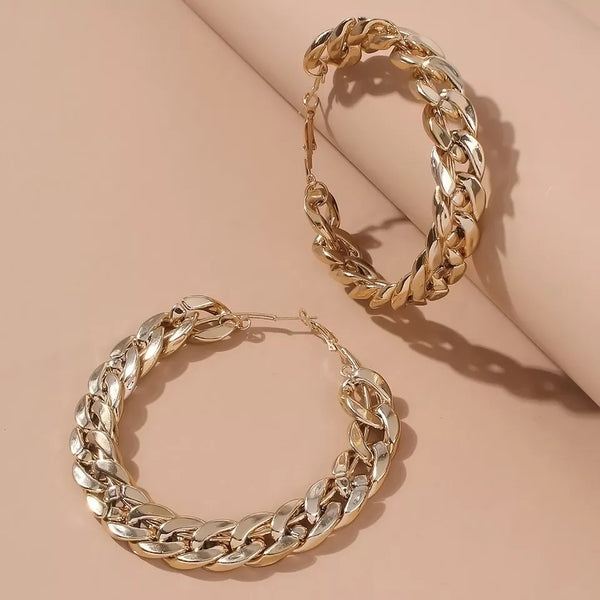 Hip Hop Hoop Earrings