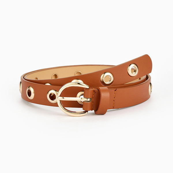 Ladies Thin Full-Hole Belt