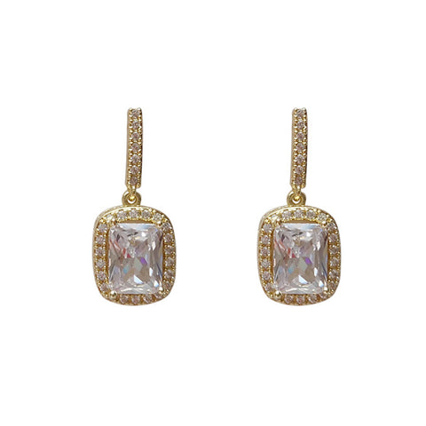 Micro Inlaid Zircon Fashion Earring