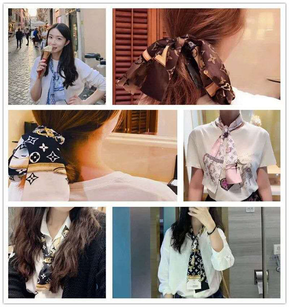 LV Hair /Neck Scarf