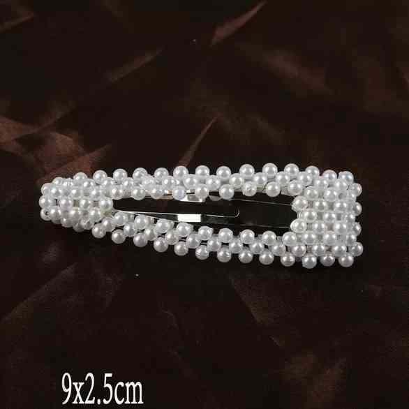 Pearl Bead Hair Clips