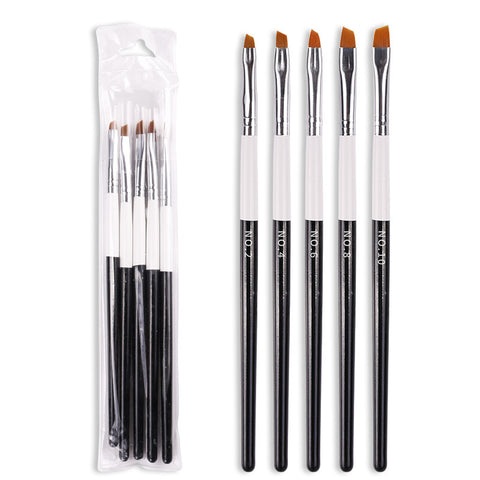 Oblique Nail Art Brushes Set