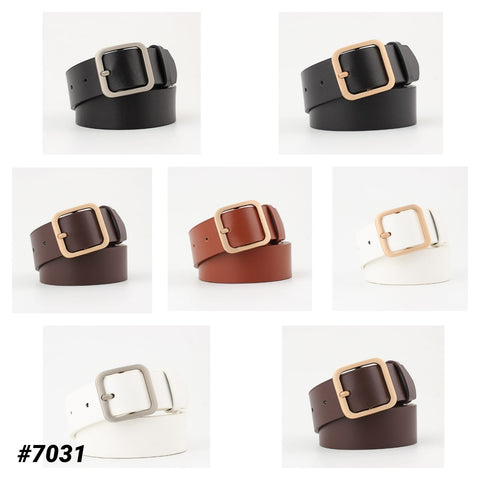 Ladies Square Buckle Belt