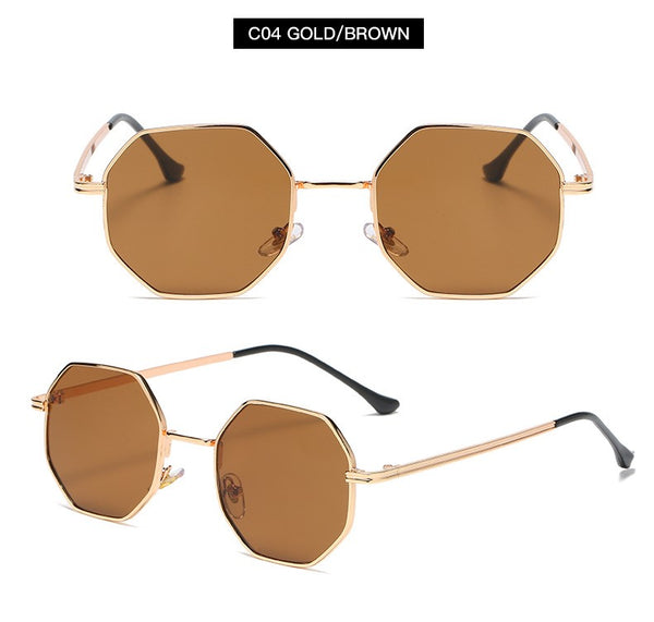 Large Frame Octagonal Sunglasses