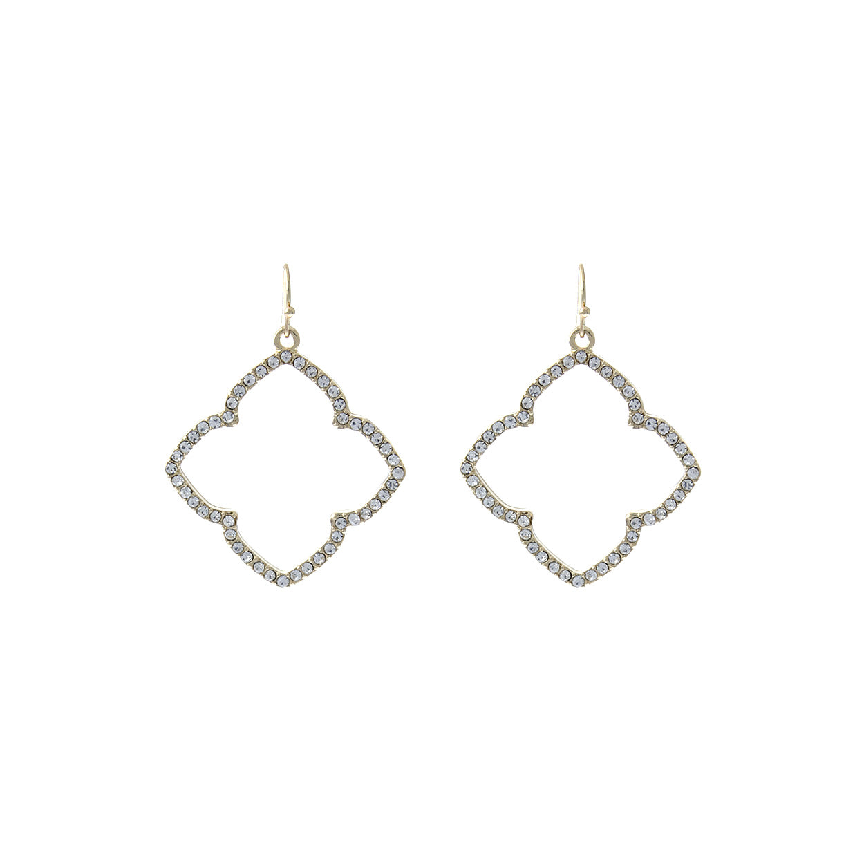 Quatrefoil Dangle Earring