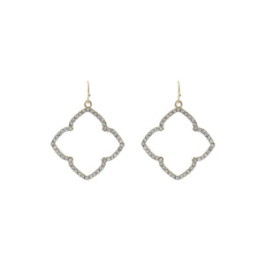 Quatrefoil Dangle Earring