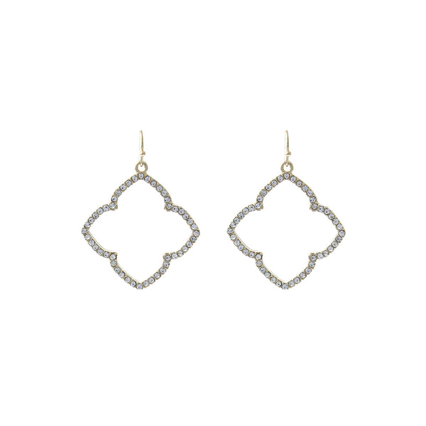 Quatrefoil Dangle Earring