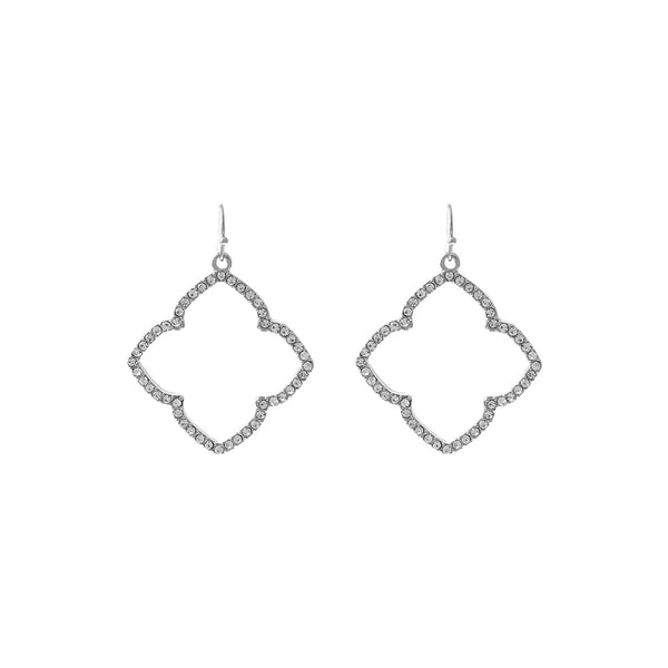 Quatrefoil Dangle Earring