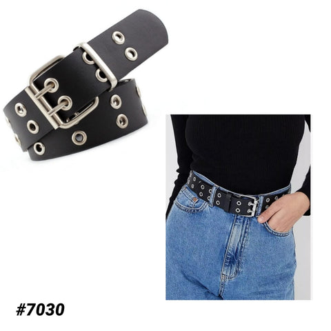 Ladies Black Punk Style Belt