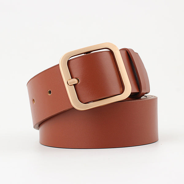 Ladies Square Buckle Belt