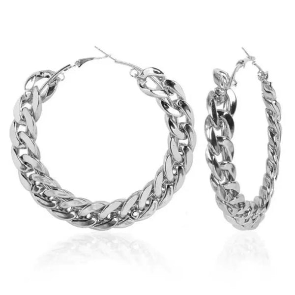 Hip Hop Hoop Earrings