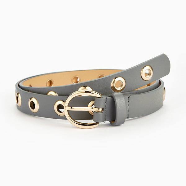 Ladies Thin Full-Hole Belt